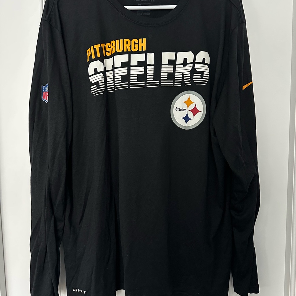 Nike Black Pittsburgh Steelers Long Sleeve Tee